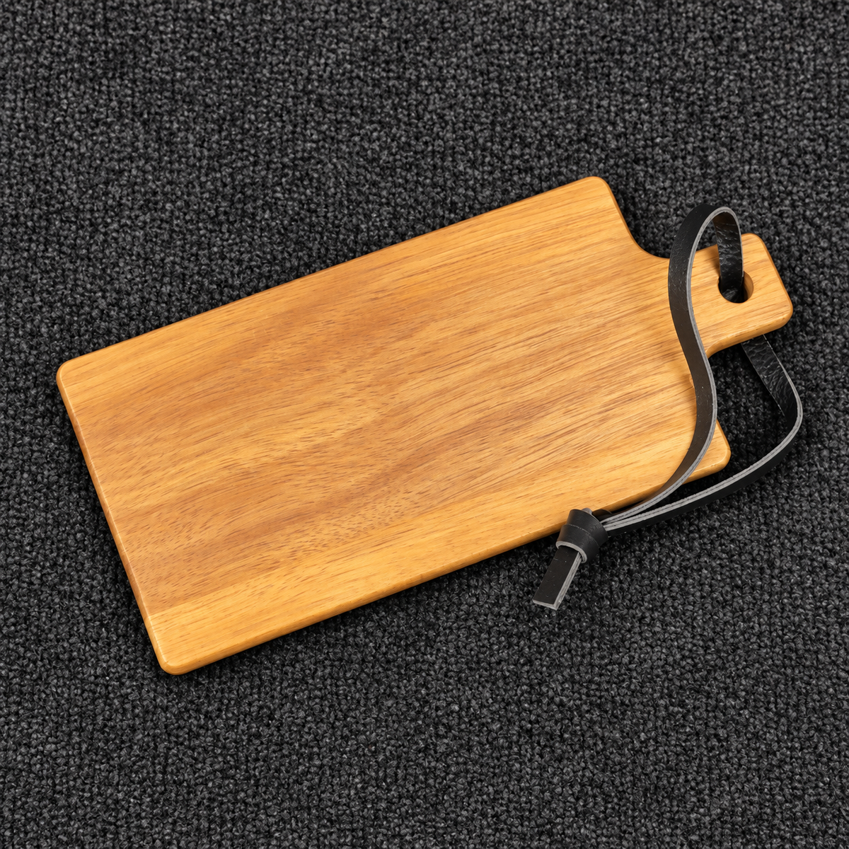 Acaciahouten serveerplankje 18 × 8 cm met persoonlijke gravering – Buitenkansje