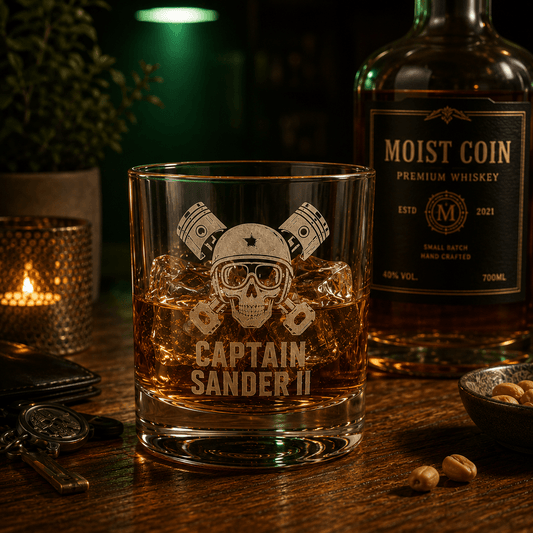 Whiskeyglas met persoonlijke gravure 300 ml - De Knutselier