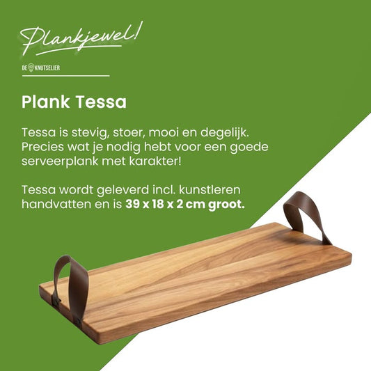 Tessa: een borrelplank met handvatten en een eigen verhaal - De Knutselier