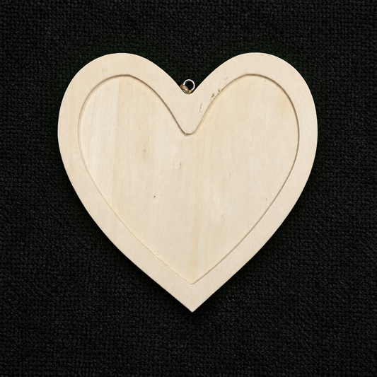 Houten hart om te personaliseren – Buitenkansje