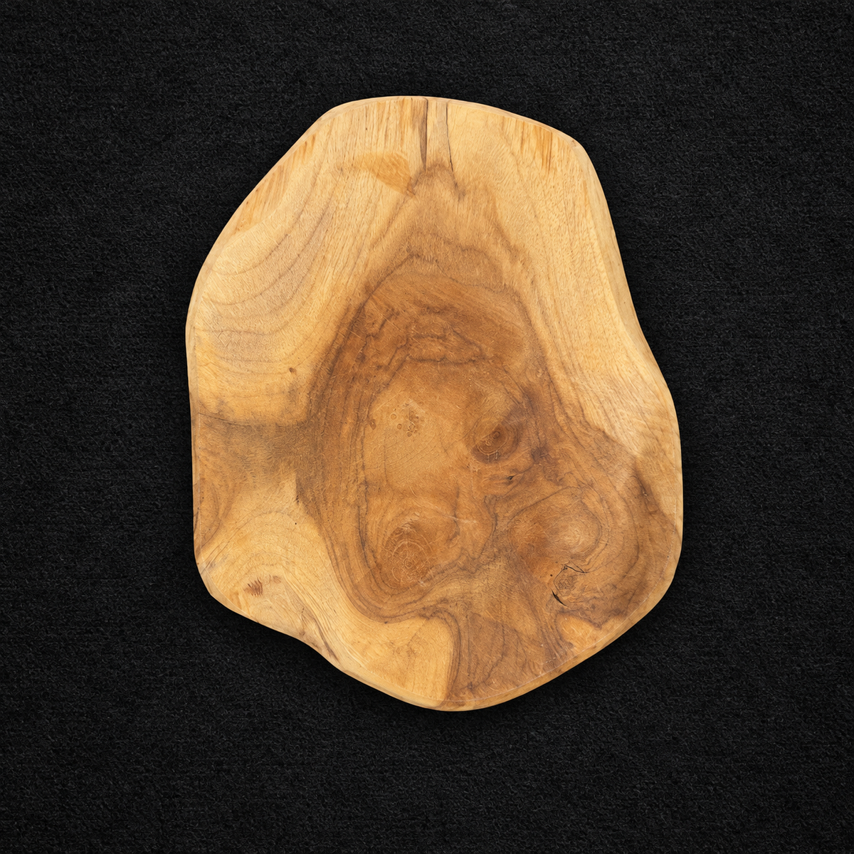 Natuurhouten schijf van circa 25 × 20 cm – Buitenkansje