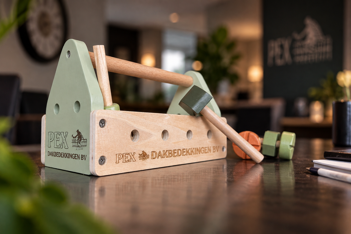 Zakelijk maatwerk in huisstijl voor PEX Dakbedekkingen