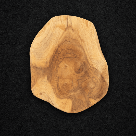 Natuurhouten schijf 25 × 20 cm – Buitenkansje - De Knutselier