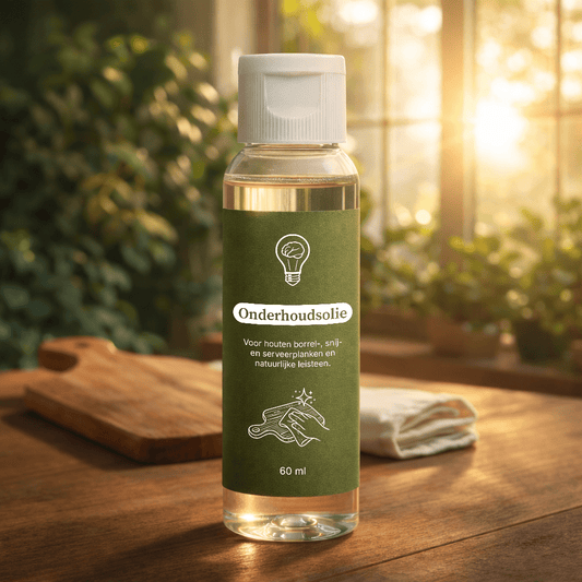 Onderhoudsolie voor hout en leisteen – voedselveilig (60 ml) - De Knutselier