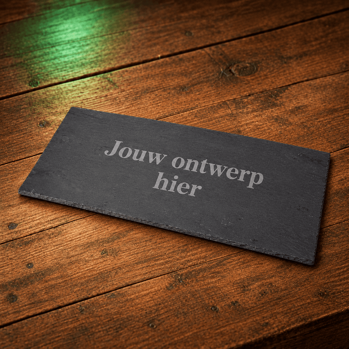 Plank Baer – Gepersonaliseerde leisteen 60 × 30 cm - De Knutselier