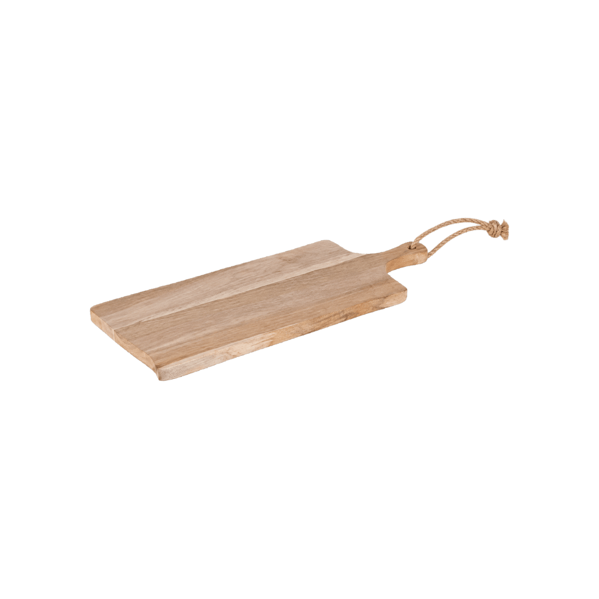 Plank Donny – Teakhouten borrelplank 49 × 20 cm - De Knutselier