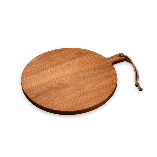 Plank Mello - Beukenhouten ronde borrelplank Ø35cm - De Knutselier