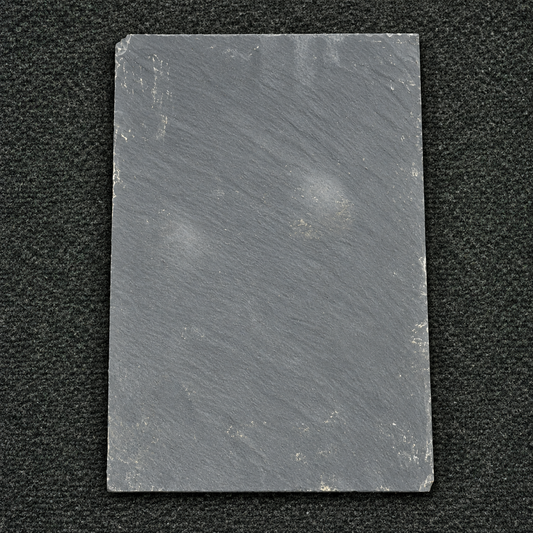 Plank Oscar van leisteen 30 × 20 cm met kleine beschadigde hoekjes – Buitenkansje