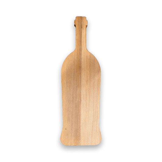 Plank Ton – Beukenhouten borrelplank 47 × 15 cm - De Knutselier